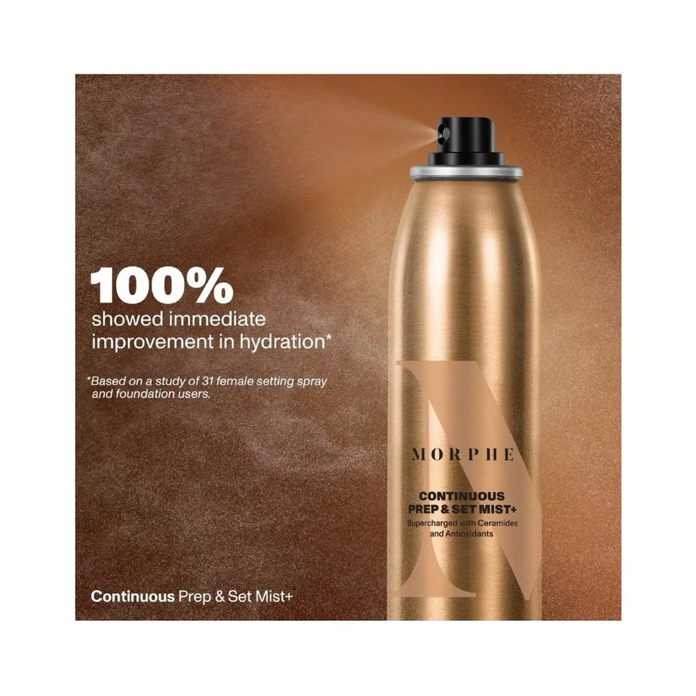 Morphe Continuous Prep & Set Mist - BRAND NEW-Still has tape on it so wont leak!